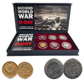 Second World War: D-Day.10 Historical Coins from the European Theater