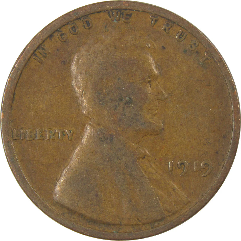 1919 Lincoln Wheat Cent – G/VG