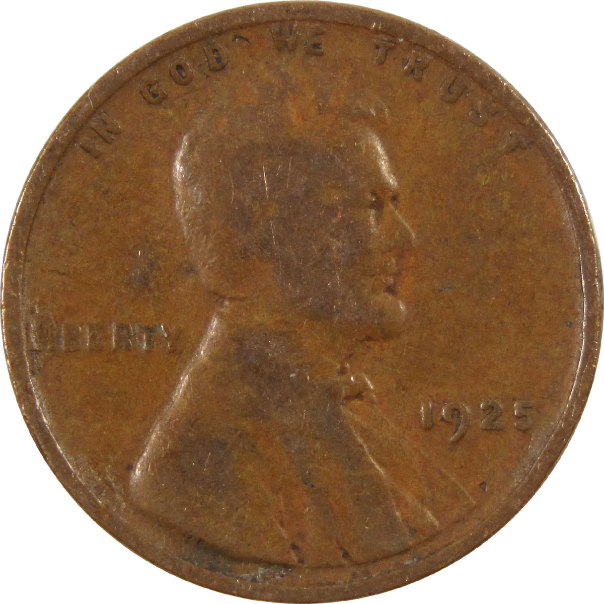 1925 Lincoln Wheat Cent – G/VG