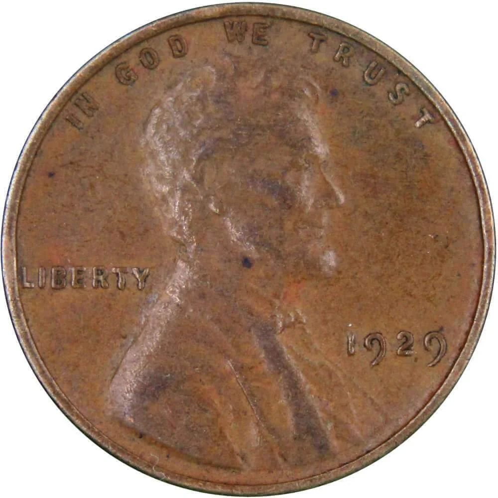 1929 Lincoln Wheat Cent – G/VG