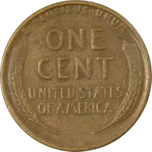 1938 Lincoln Wheat Cent – G/VG