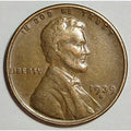 1939-S Lincoln Wheat Cent – G/VG