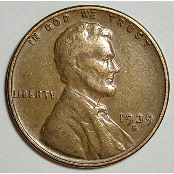 1939-S Lincoln Wheat Cent – G/VG