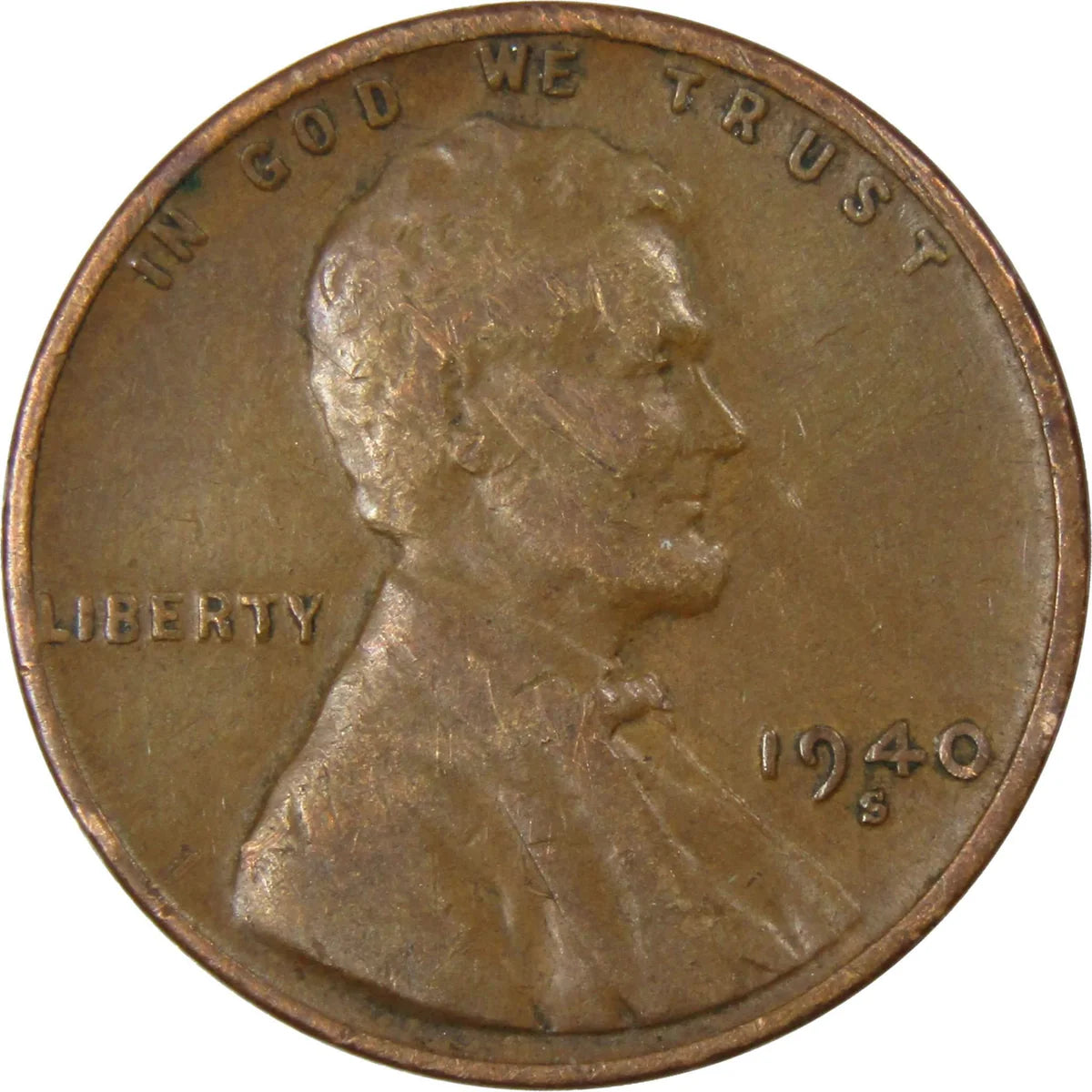 1940-S Lincoln Wheat Cent – G/VG