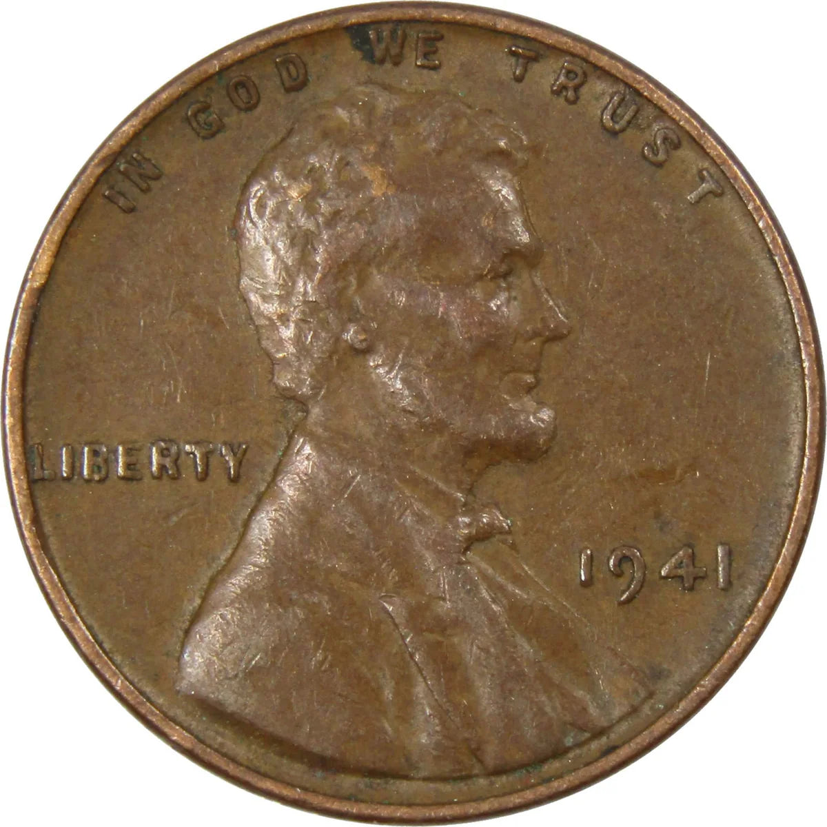 1941 Lincoln Wheat Cent – G/VG
