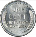 1943-S Lincoln Steel Wheat Cent – Uncirculated