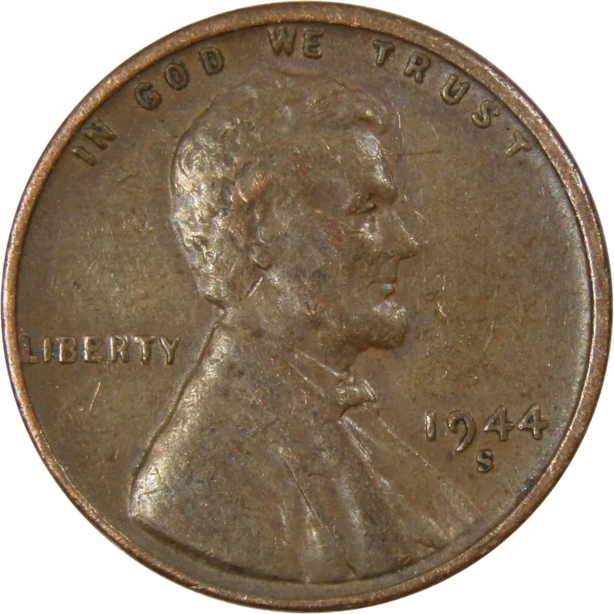 1944-S Lincoln Wheat Cent – G/VG