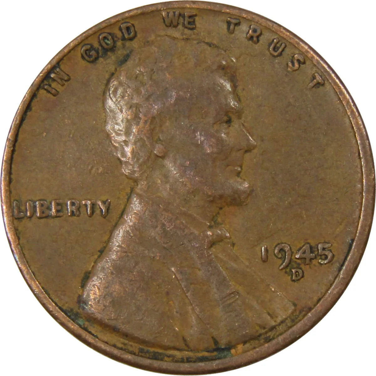 1945-D Lincoln Wheat Cent – G/VG