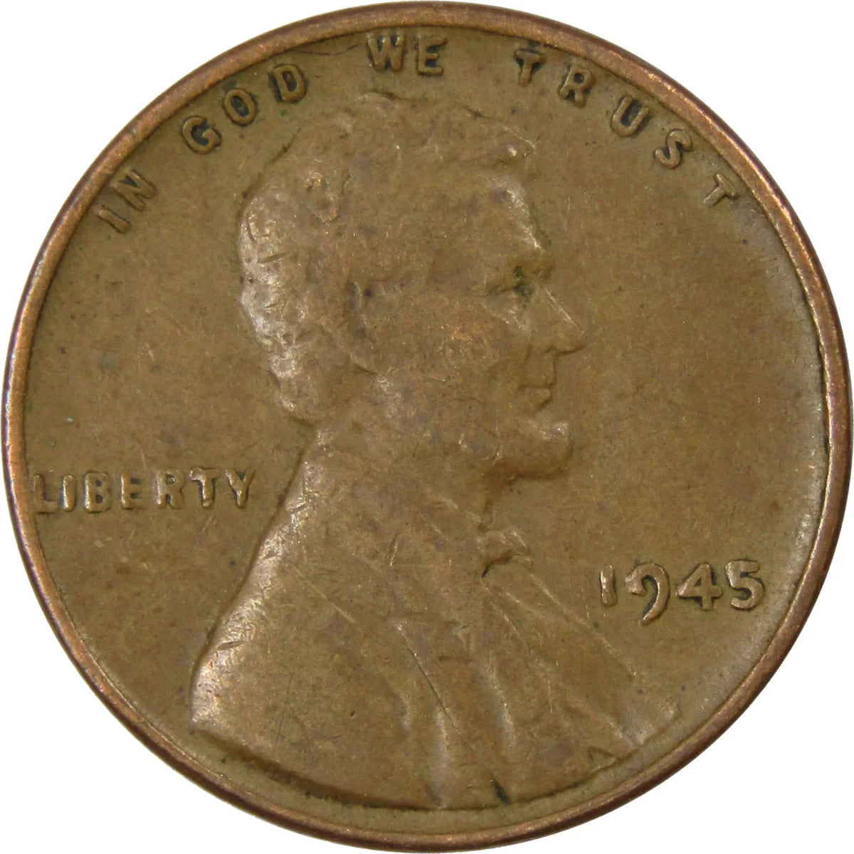 1945 Lincoln Wheat Cent – G/VG