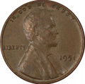 1951 Lincoln Wheat Cent – G/VG