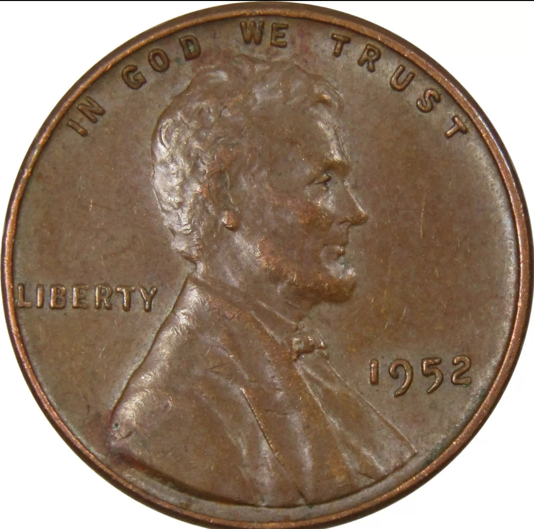 1952 Lincoln Wheat Cent – G/VG