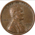 1953-D Lincoln Wheat Cent – G/VG