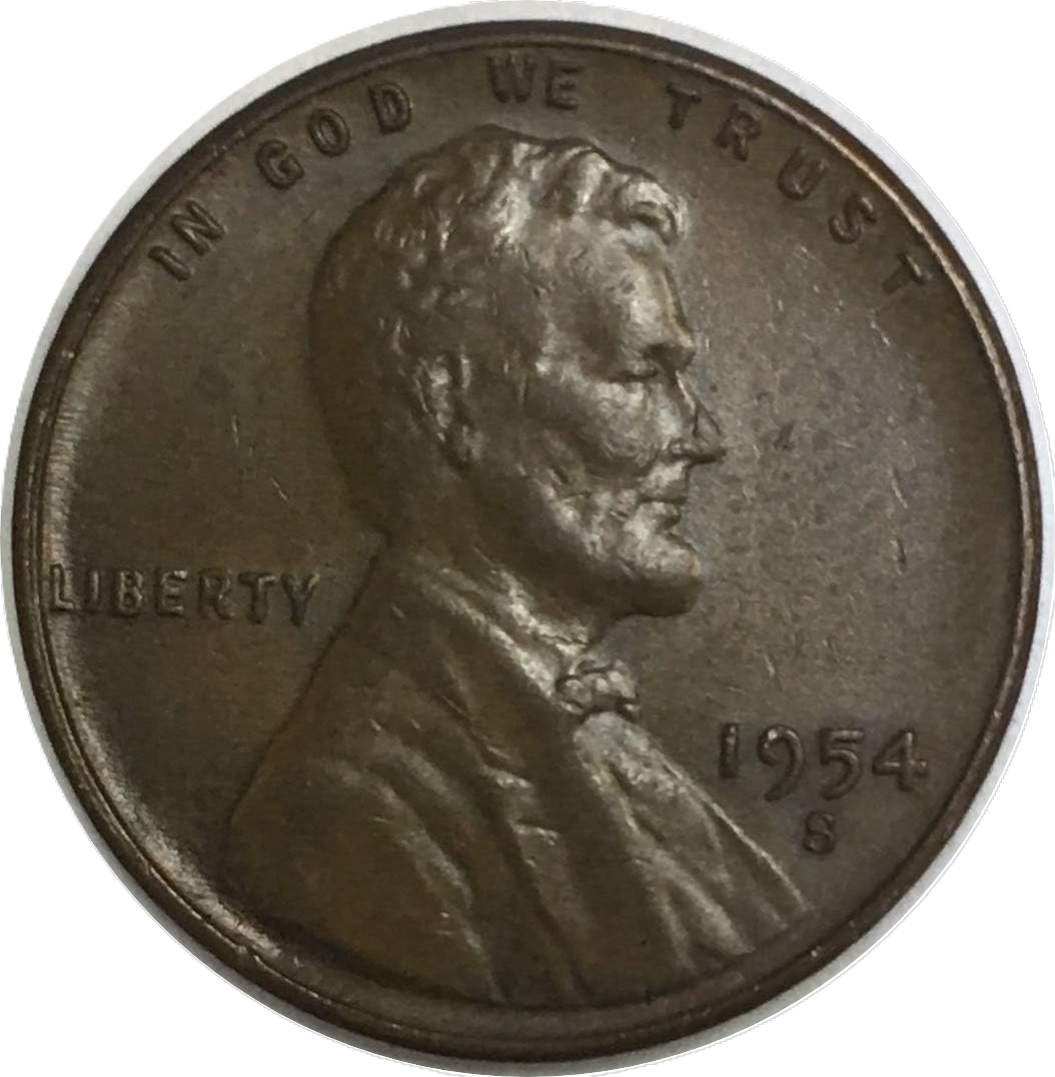 1954-S Lincoln Wheat Cent – G/VG