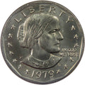 1979-P Susan B. Anthony Dollar – Uncirculated obverse representative stock photograph
