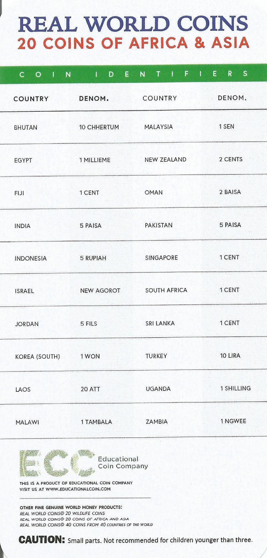 Africa & Asia 20 Coin Set - image 4