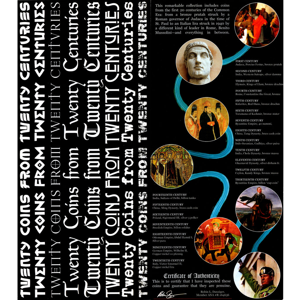 Twenty Coins from Twenty Centuries: Boxed Collection of Coins from the First - image 5