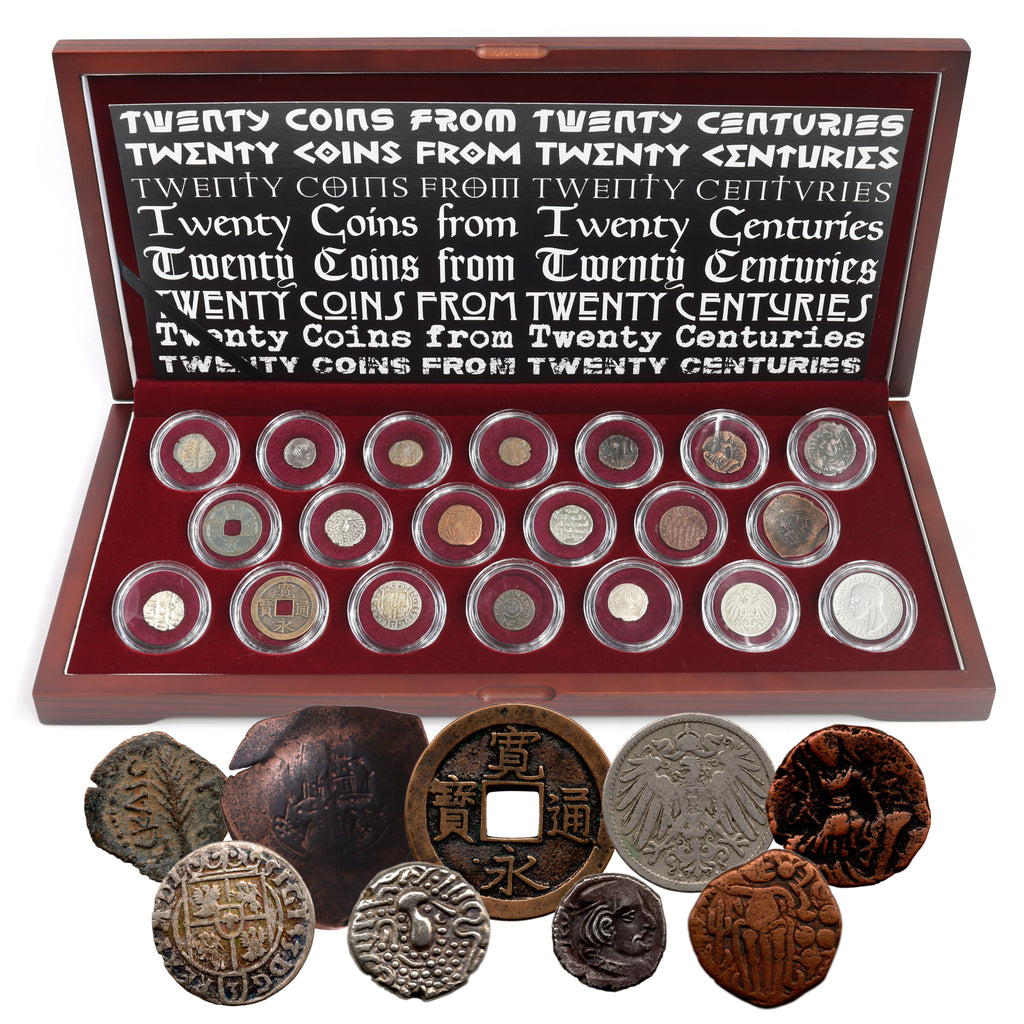 Twenty Coins from Twenty Centuries: Boxed Collection of Coins from the First