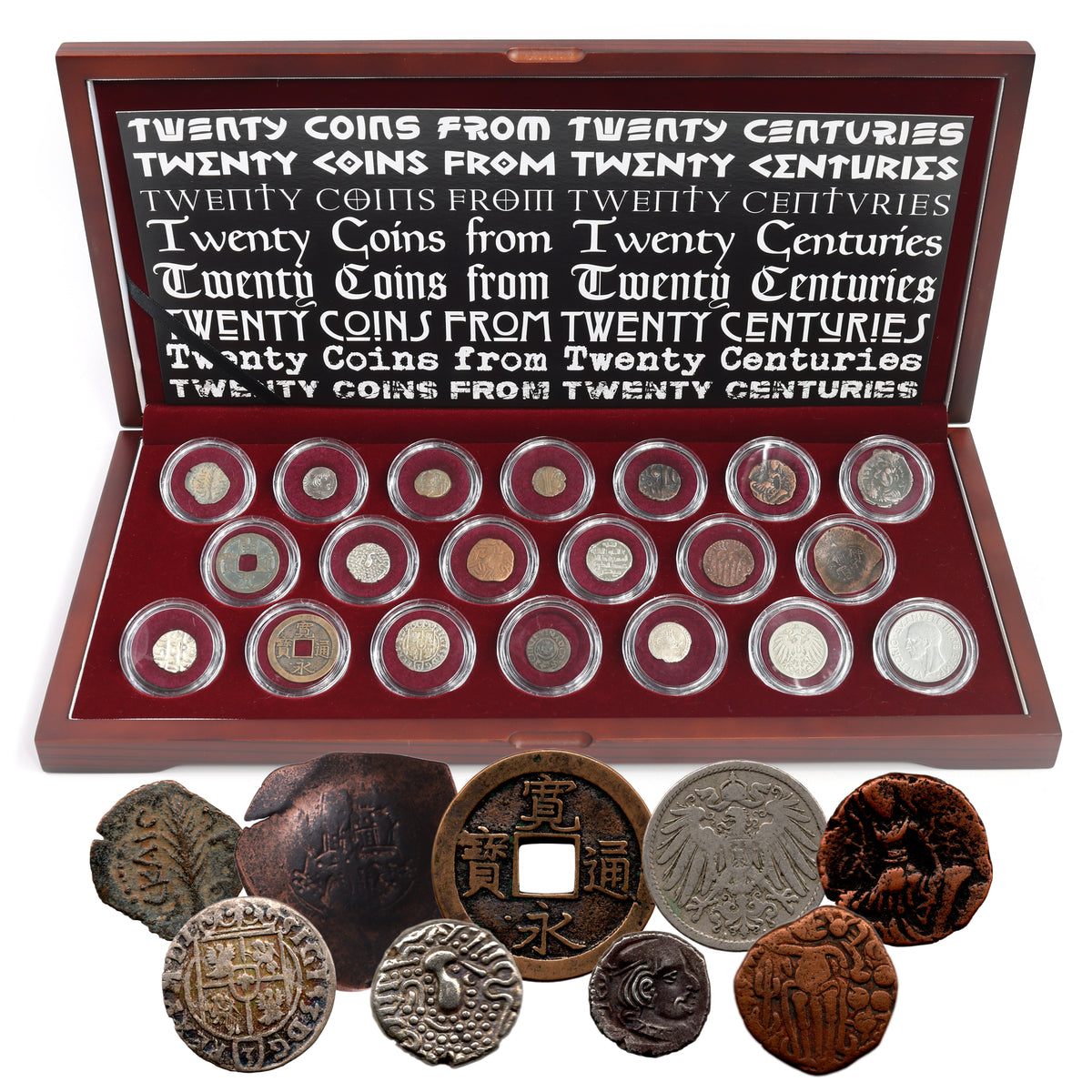 Twenty Coins from Twenty Centuries: Boxed Collection of Coins from the First