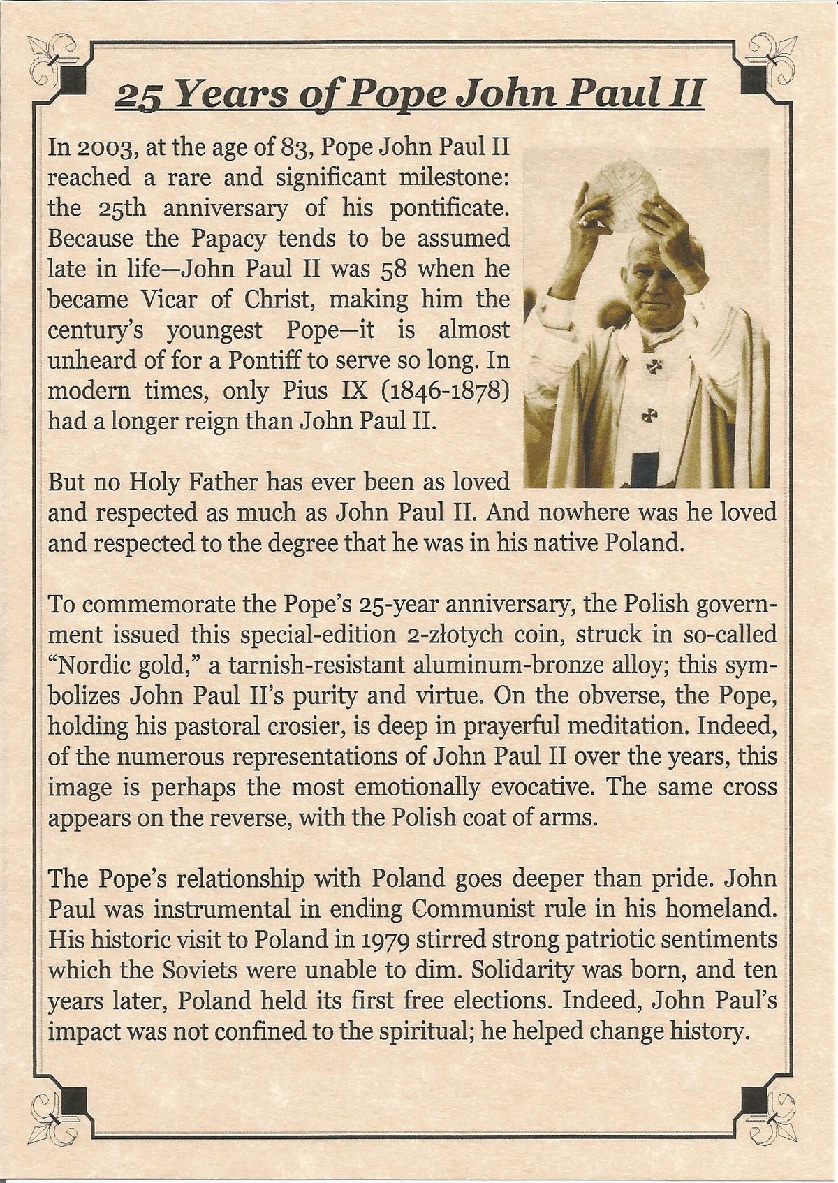 Pope John Paul II 25-Year Anniversary (Album) - image 3