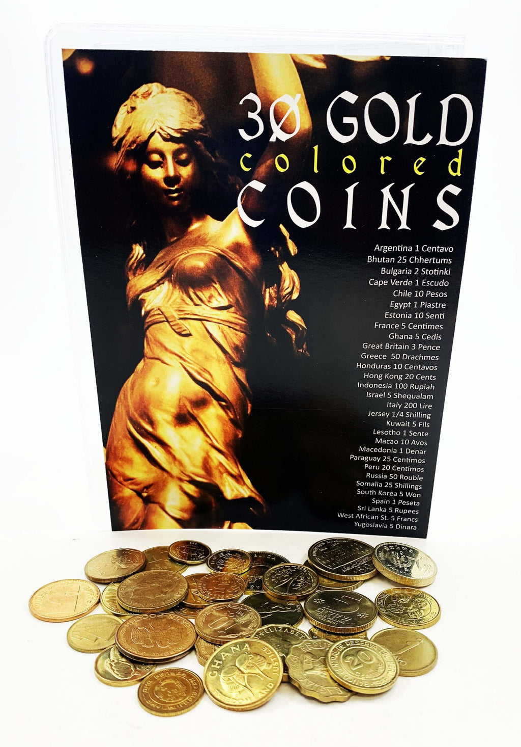 30 Gold Colored Coins from 30 Different Countries - image 2
