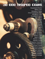 Odd Shaped Coins: A Set of 30 Different Coins from Around the World - image 3