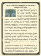 Flowers And Plant Coins: A Set of 40 From around the World - image 3
