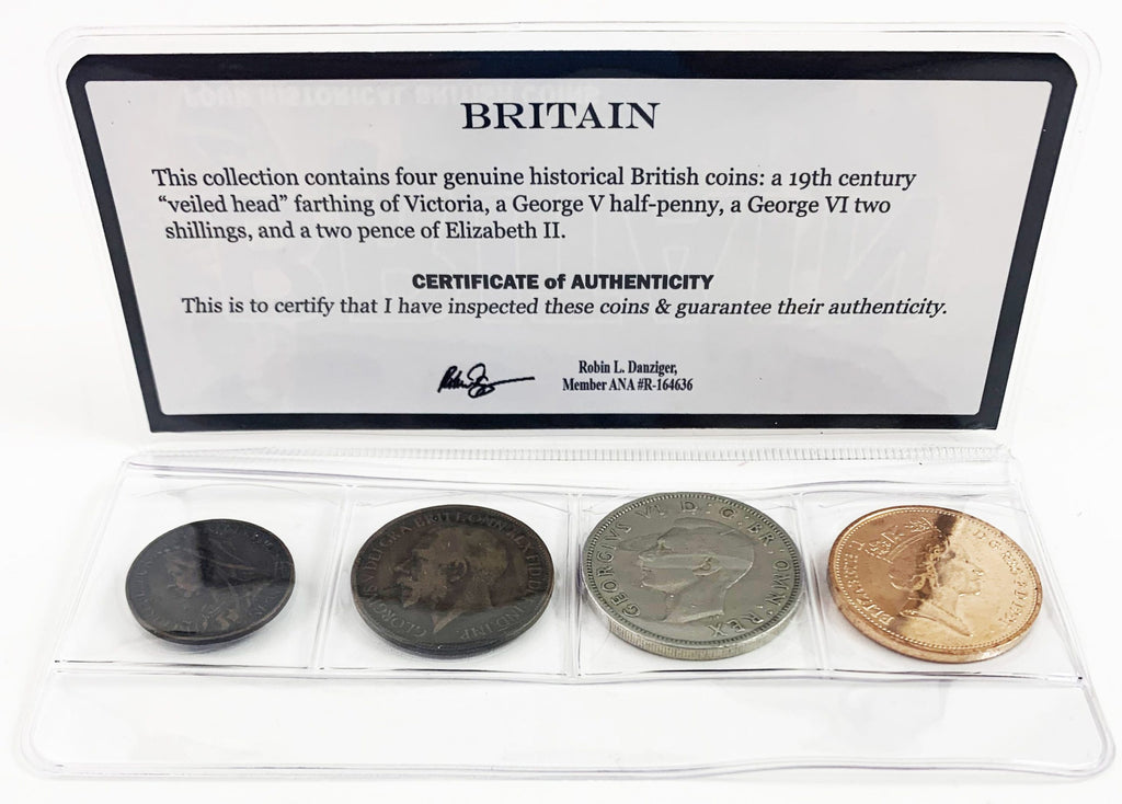 Britain: Four Historical British Coins (mini) - image 3