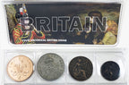 Britain: Four Historical British Coins (mini)