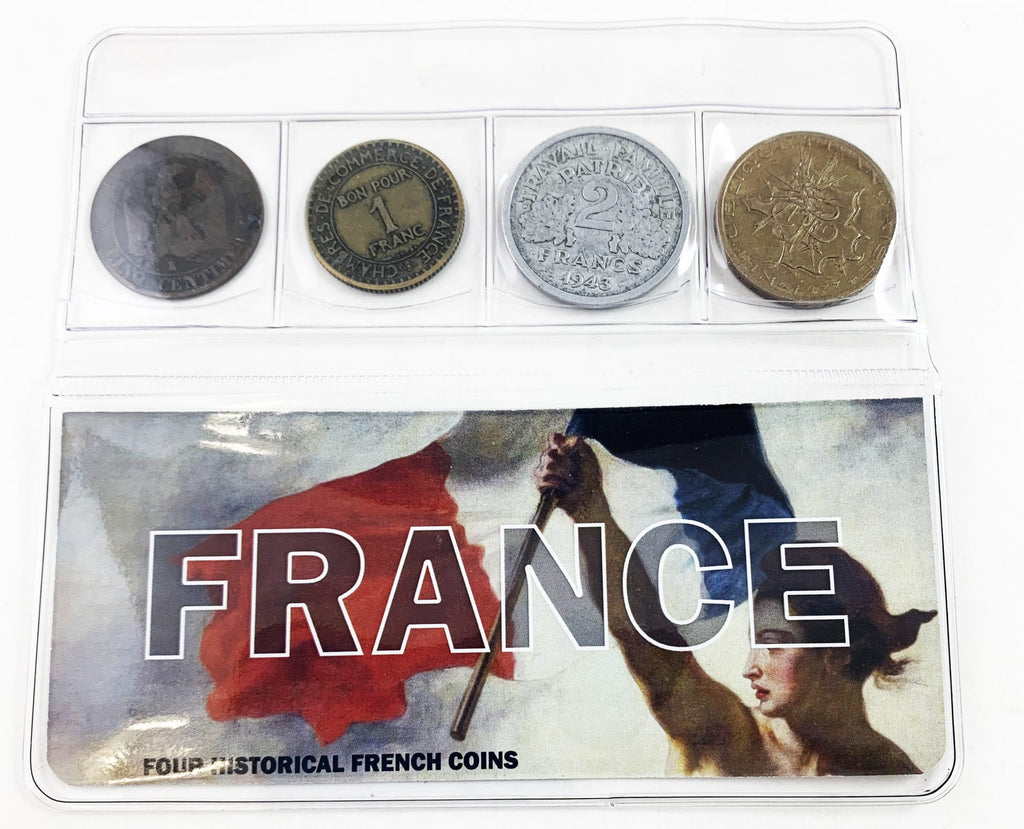 France: Four Historic French Coins (mini) - image 2