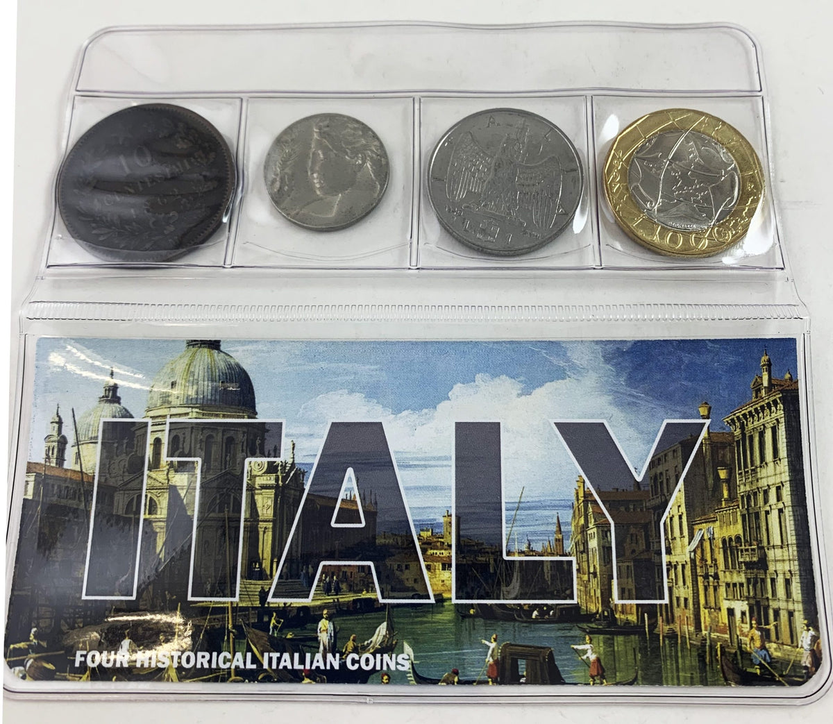Italy: Four Historical Italian Coins (mini) - image 2