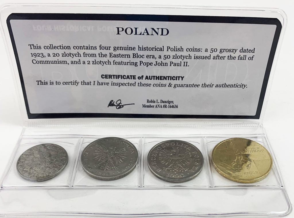 Poland: Four Historical Polish Coins (mini) - image 3