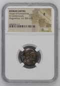 NGC 4283076-117 front: Magnentius AD 350–353 House of Constantine BI centenionalis, graded F