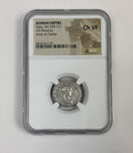 Geta (AD 209–211) Roman Empire AR Denarius NGC Ch VF representative stock photograph