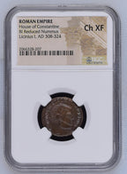 Licinius I (AD 308–324) Roman Empire AE Jovi Conservatori NGC Ch XF