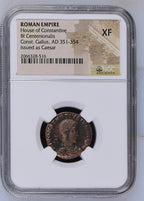 Constantius Gallus (AD 351–354) Roman Empire BI Centenionalis NGC XF
