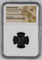 Salonina (AD 254–268) Roman Empire BI Double-Denarius NGC XF