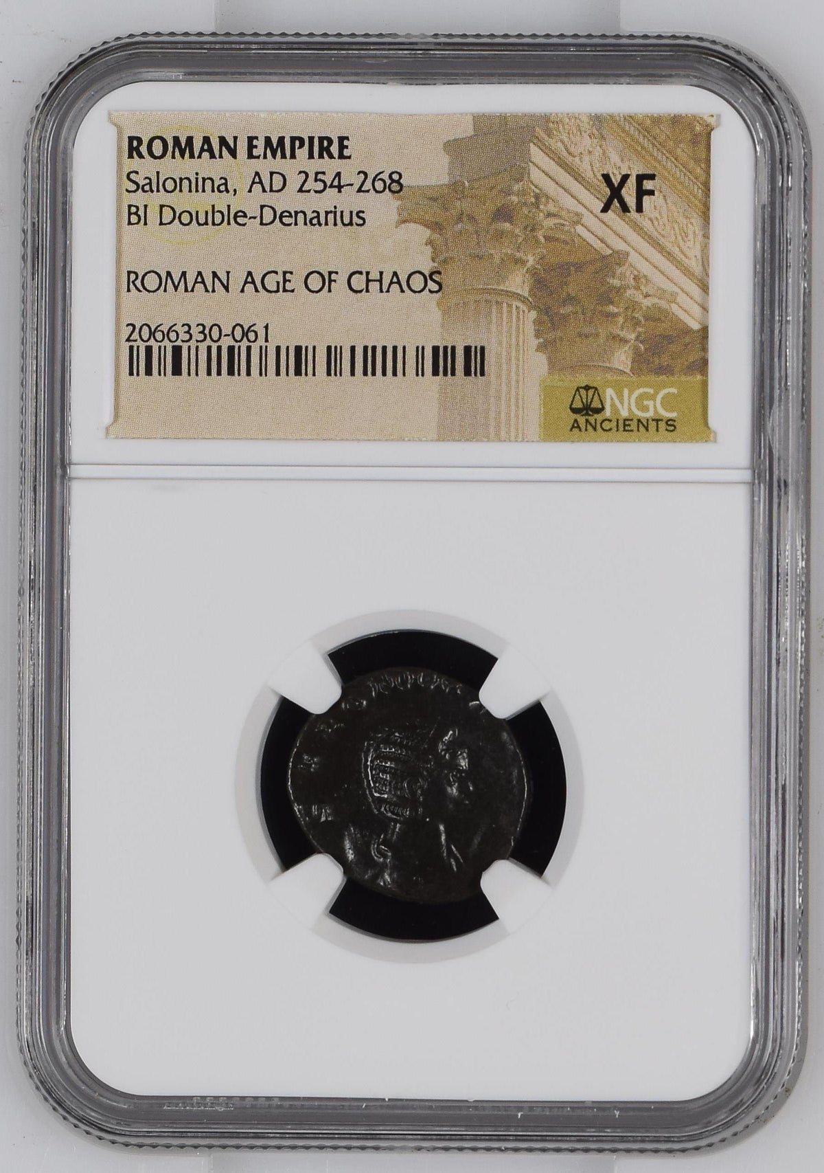 Salonina (AD 254–268) Roman Empire BI Double-Denarius NGC XF