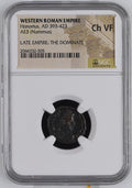 Honorius (AD 393–423) Roman Empire AE3 Nummus NGC Ch VF
