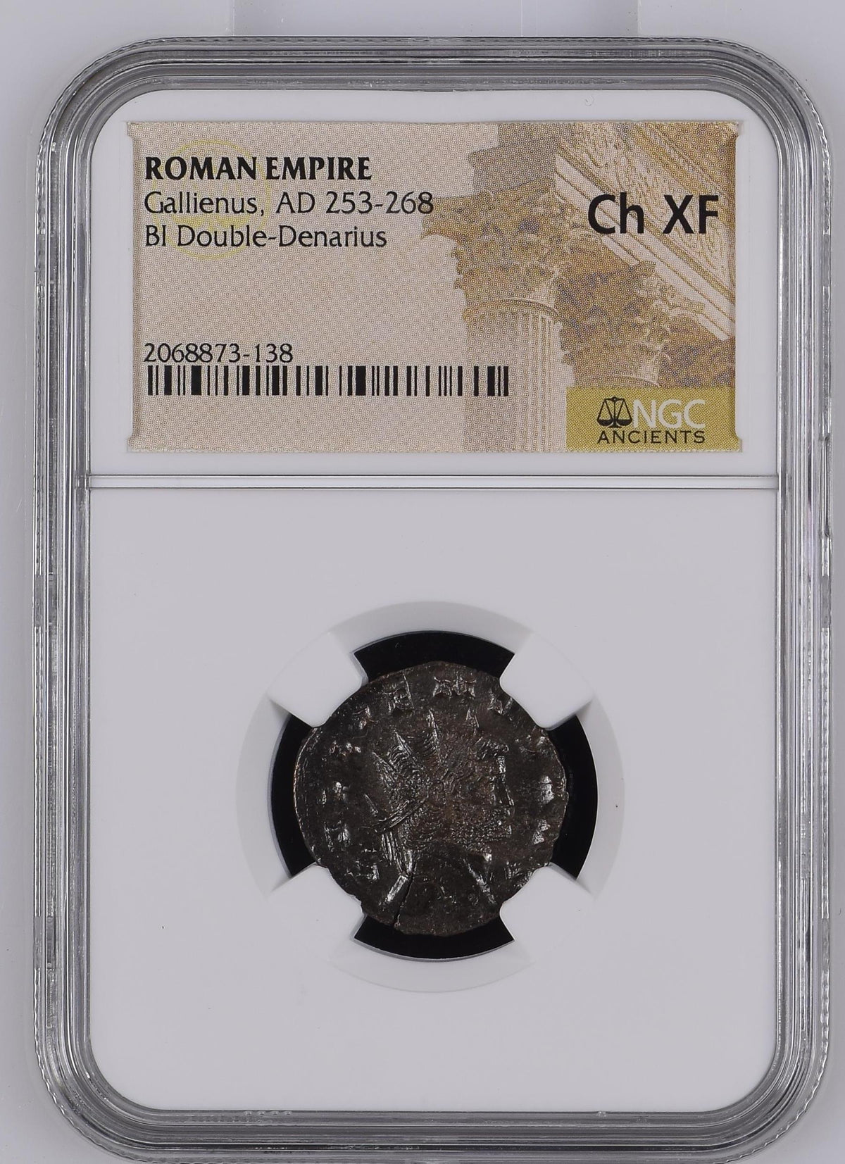 Gallienus (AD 253–268) Roman Empire AR Antoninianus NGC Ch XF