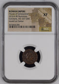 Constans (AD 337–350) Roman Empire AE Coin NGC XF