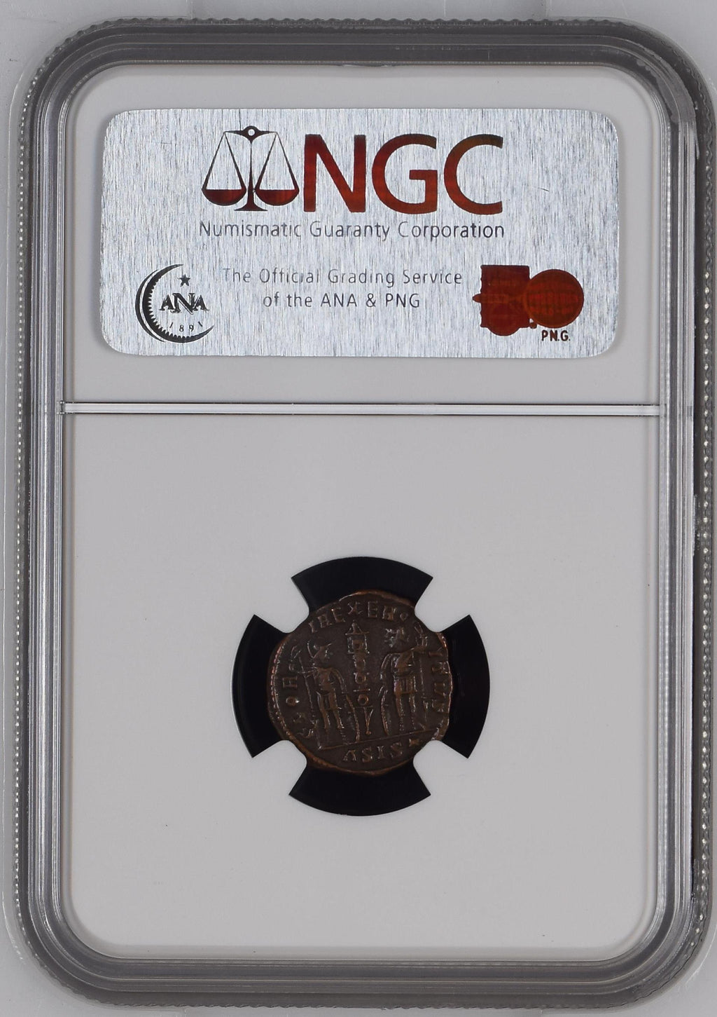 Constans (AD 337–350) Roman Empire AE Coin NGC XF