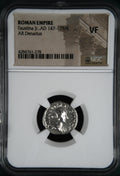 Faustina Jr. (AD 147–175/6) Roman Empire AR Denarius NGC VF