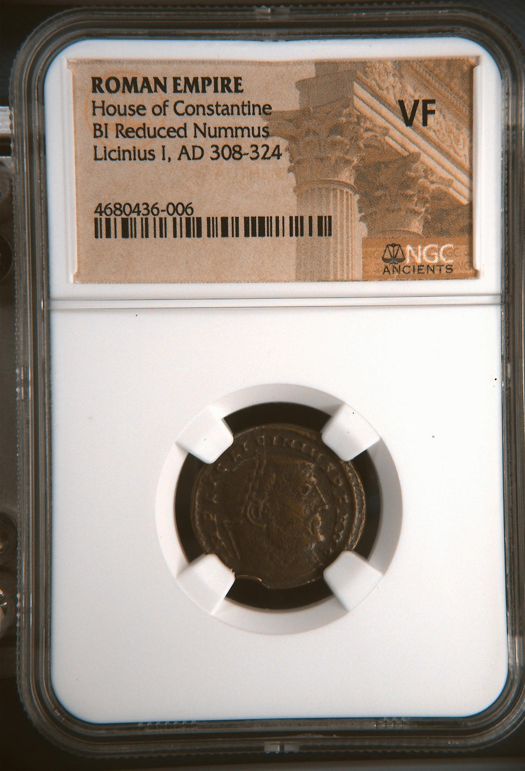 Licinius I (AD 308–324) Roman Empire AE Jovi Conservatori NGC VF