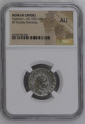 Valerian I (AD 253–260) Roman Empire BI Double-Denarius NGC AU