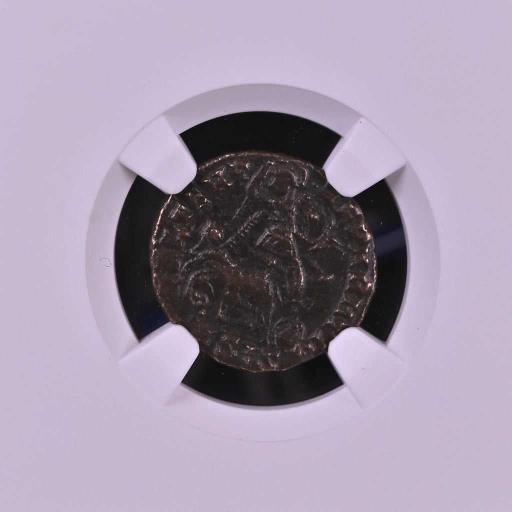 Constantius II (AD 337–361) Roman Empire BI Half-Centenionalis NGC XF