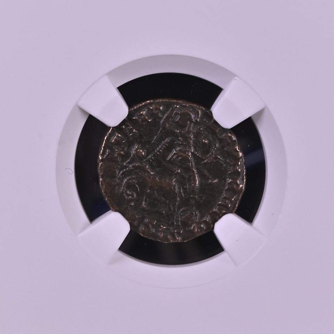 Constantius II (AD 337–361) Roman Empire BI Half-Centenionalis NGC XF