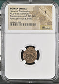 Urbs Roma (AD 330–346) Roman Empire AE3/AE4 Nummus NGC F