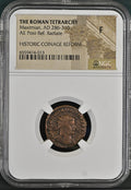 Maximian (AD 286–310) Roman Empire AE Post-Reform Radiate NGC F