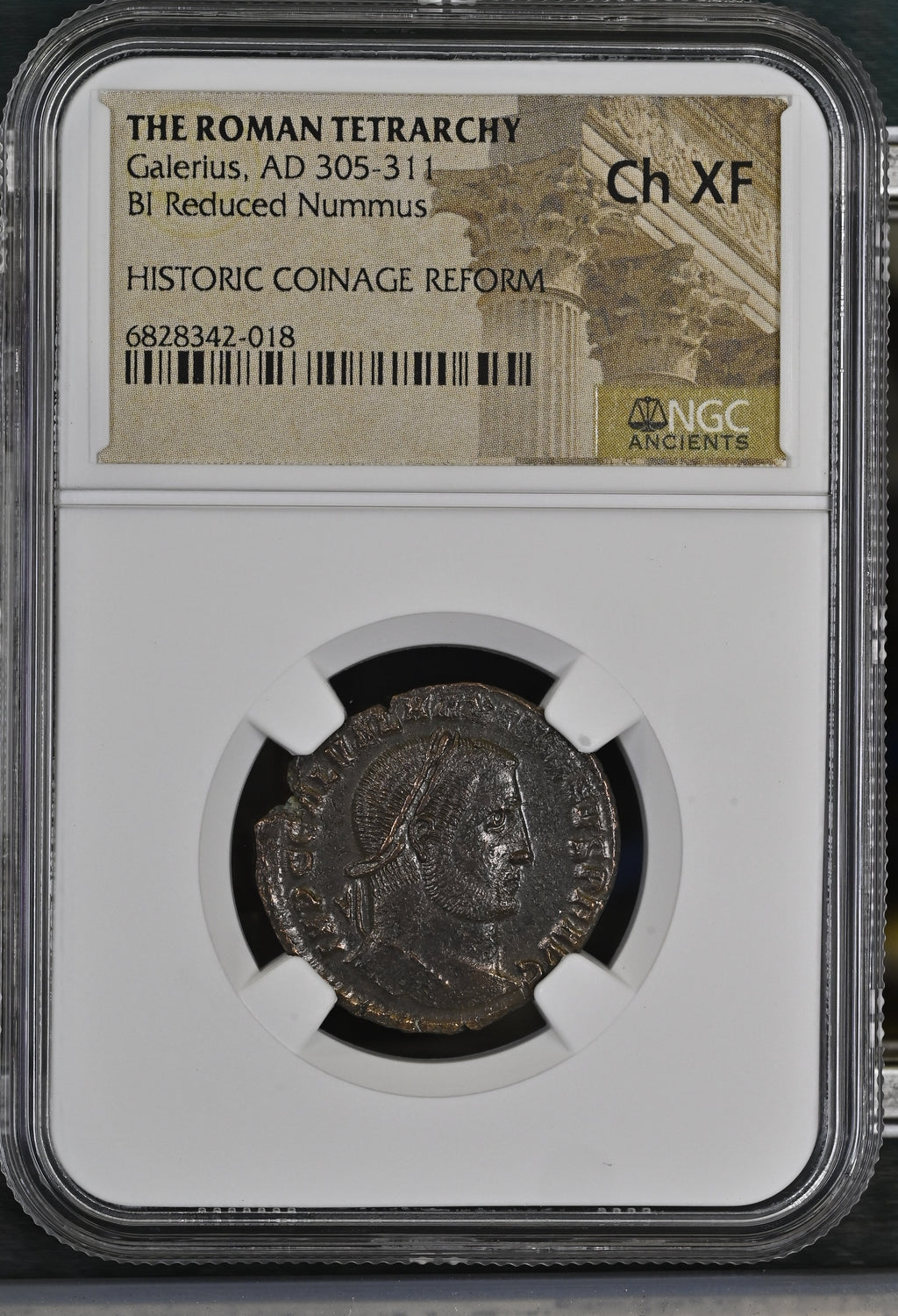 Galerius (AD 293–311) Roman Empire AE Antoninianus NGC Ch XF