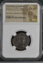 Galerius (AD 293–311) Roman Empire AE Antoninianus NGC Ch XF